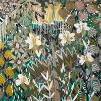 Original abstract botanical painting 'The Wild Kind' by Brisbane artist B Twomey, 122 x 182cm acrylic on canvas