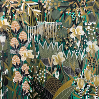 Original abstract botanical painting 'Another Beginning' by Brisbane artist B Twomey, 122 x 182cm acrylic on canvas