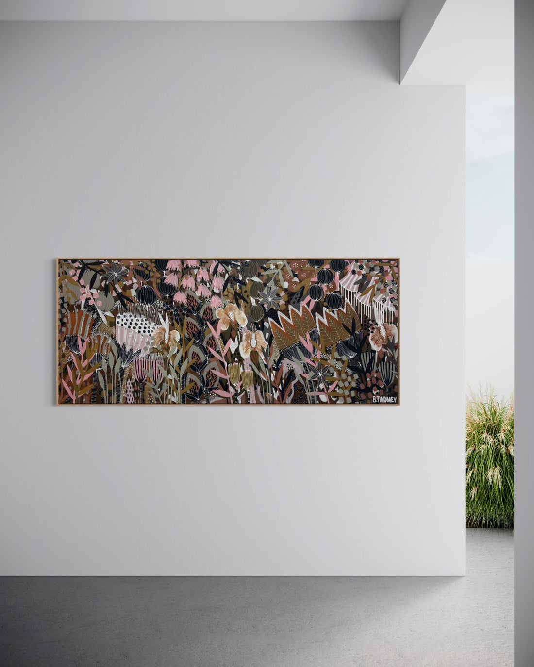 'Dusty Horizon' Original Painting (90x212)