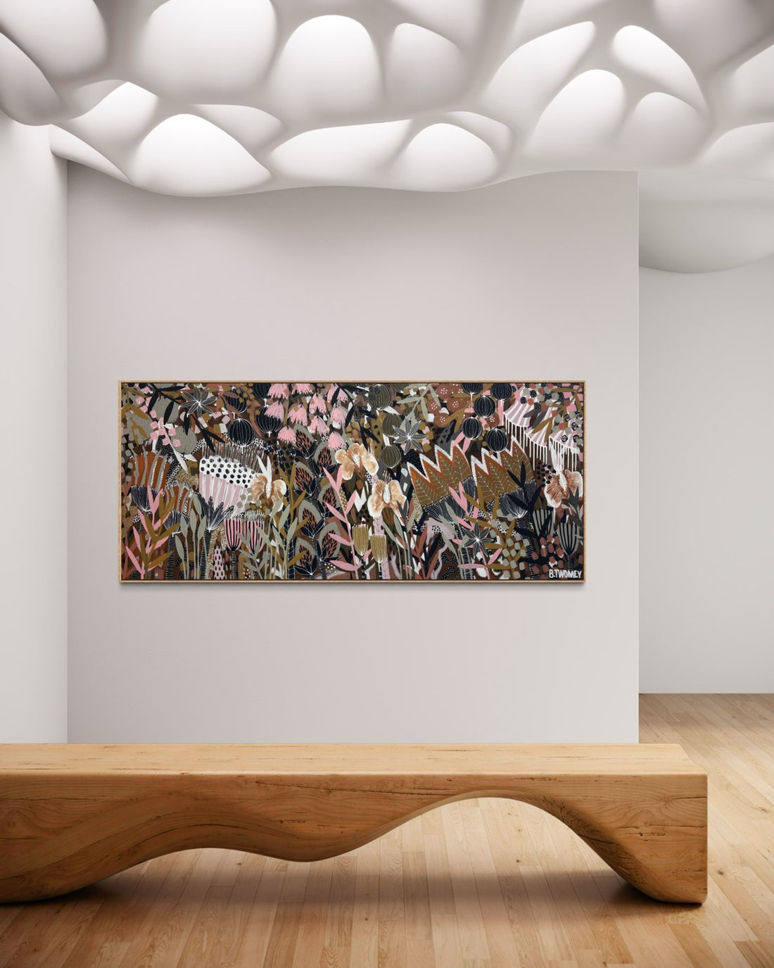 'Dusty Horizon' Original Painting (90x212)