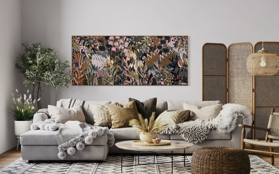 'Dusty Horizon' Original Painting (90x212)