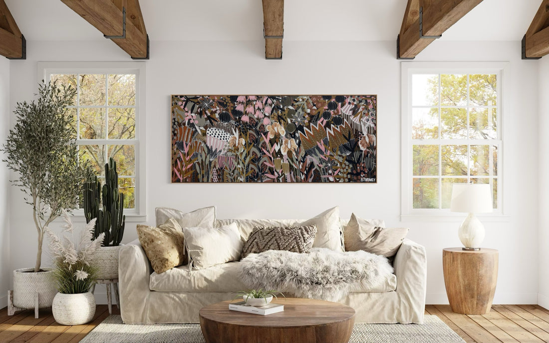 'Dusty Horizon' Original Painting (90x212)