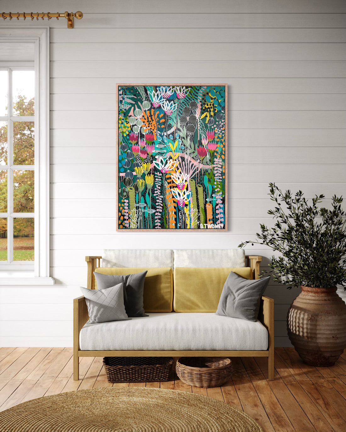 Fisherman's Garden (121x90)