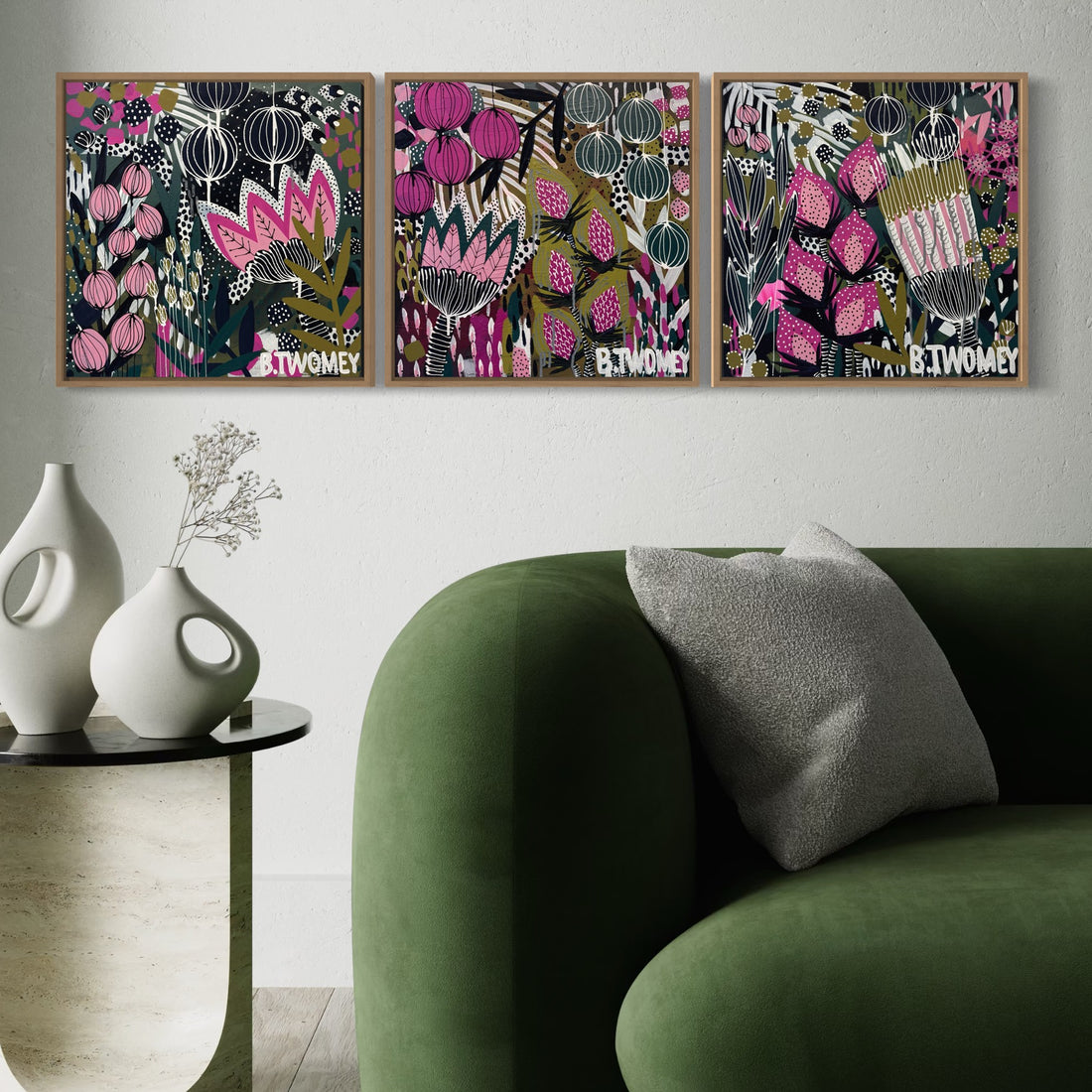 ‘Opulent Petals I' (45cm x 45cm)