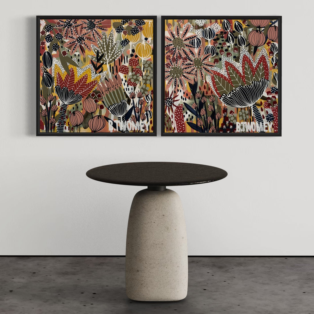‘Wild Bloom Riot II' (45cm x 45cm)