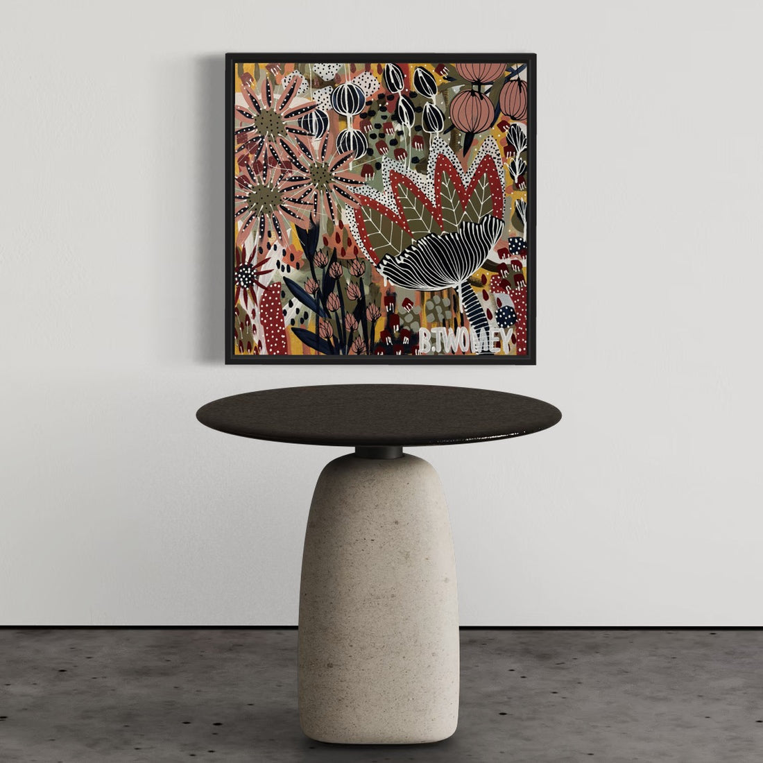 ‘Wild Bloom Riot II' (45cm x 45cm)