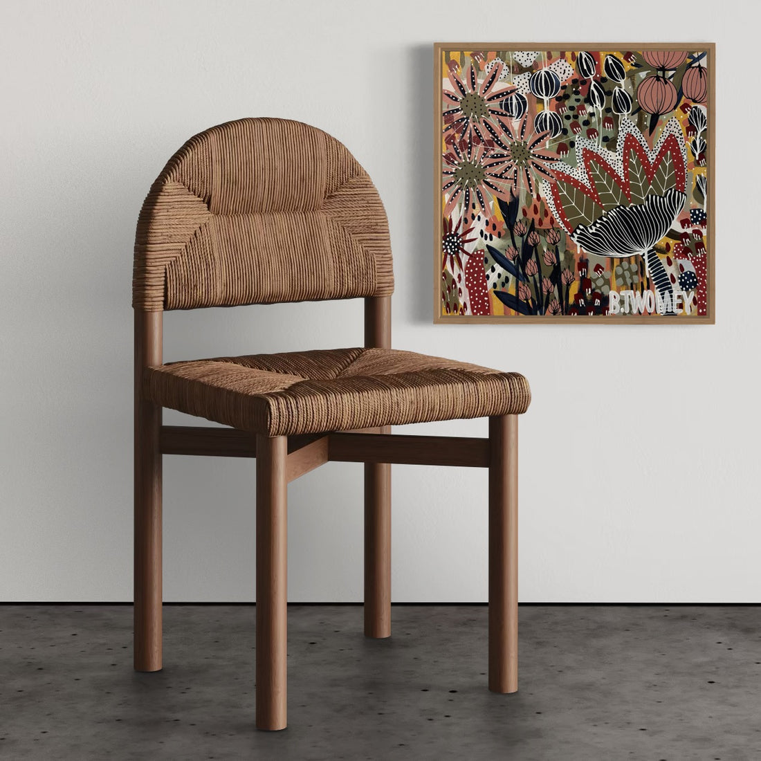 ‘Wild Bloom Riot II' (45cm x 45cm)