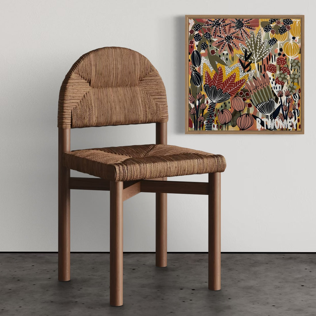 ‘Wild Bloom Riot I' (45cm x 45cm)