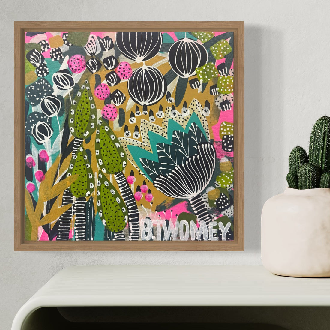 ‘Sunlit Flora' (30cm x 30cm)