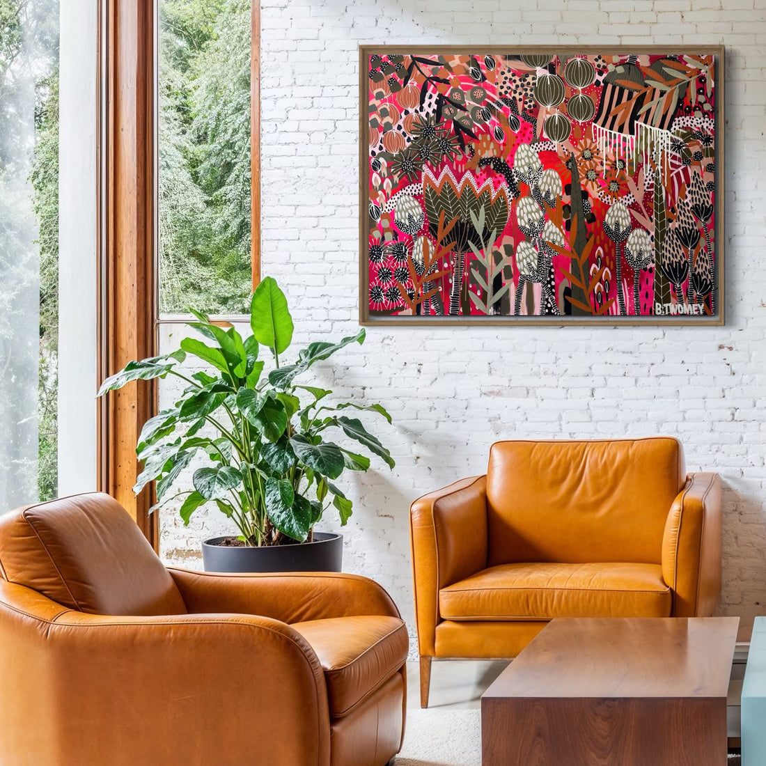 ‘Blazing Botanicals’ (122cm x 92cm)