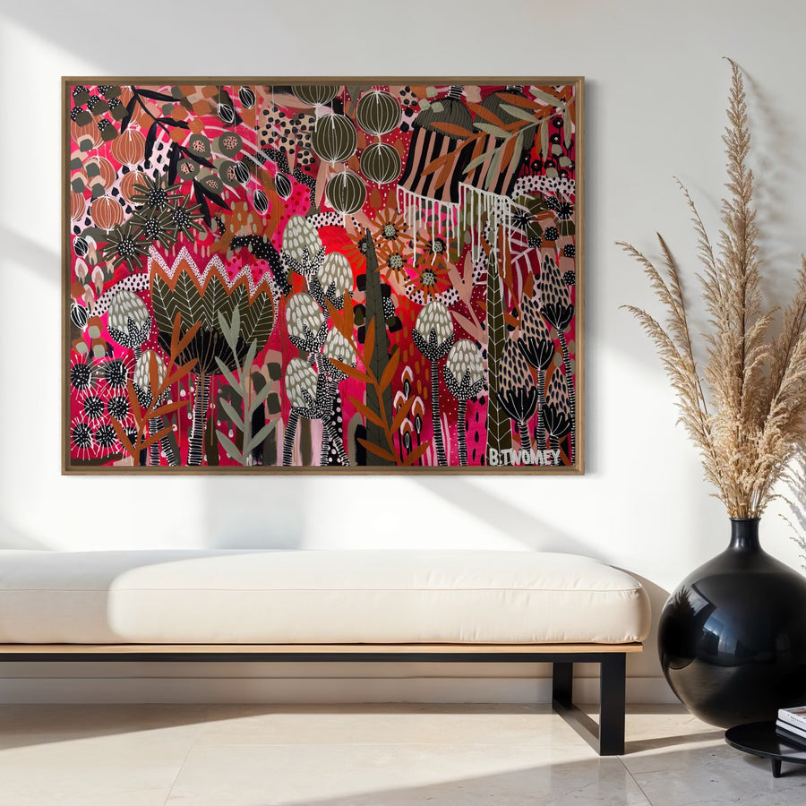 ‘Blazing Botanicals’ (122cm x 92cm)