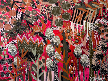 ‘Blazing Botanicals’ (122cm x 92cm)