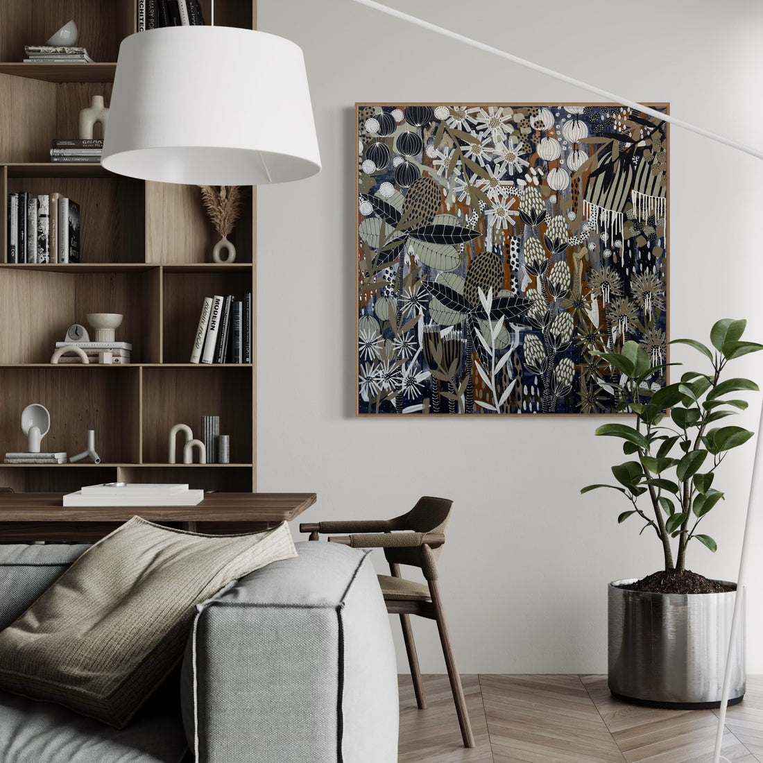 Among The Stillness (122cm x 122cm)