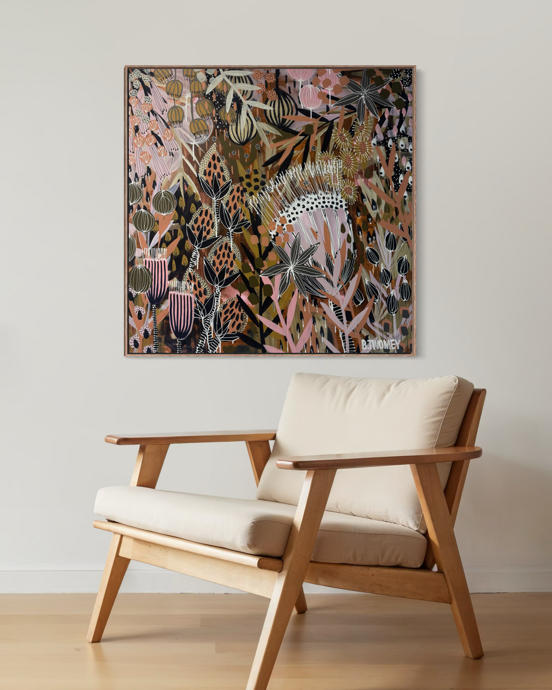 'Pink Palms' Limited Edition Reproduction Prints