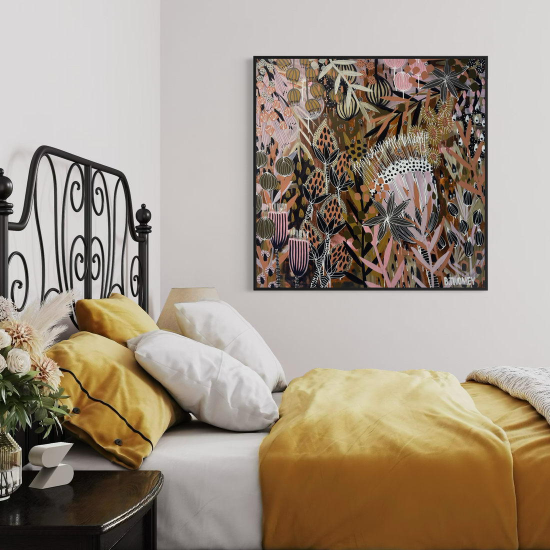 'Pink Palms' Limited Edition Reproduction Prints