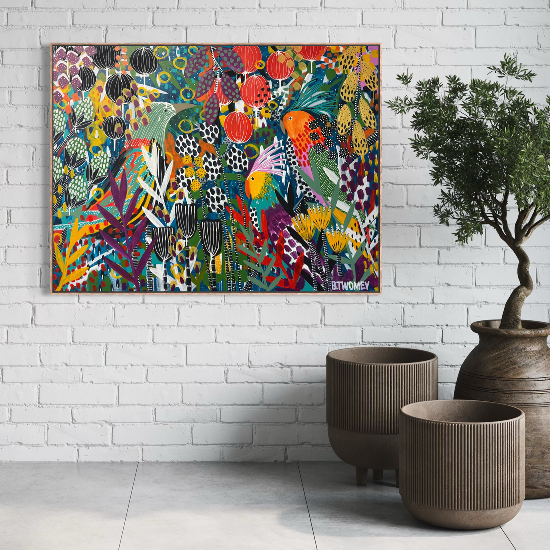 The Birds of Paradise (122x92)