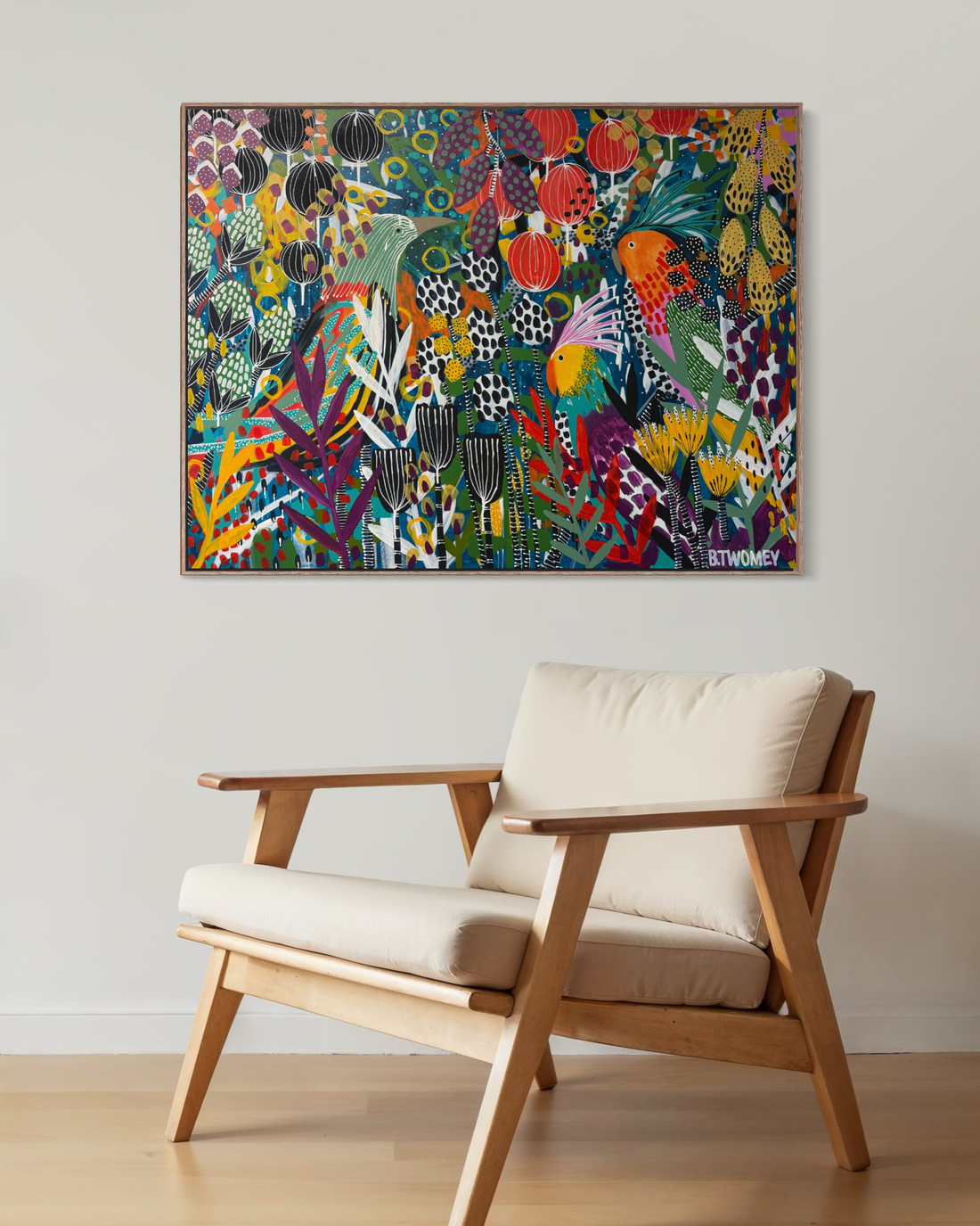 The Birds of Paradise (122x92)