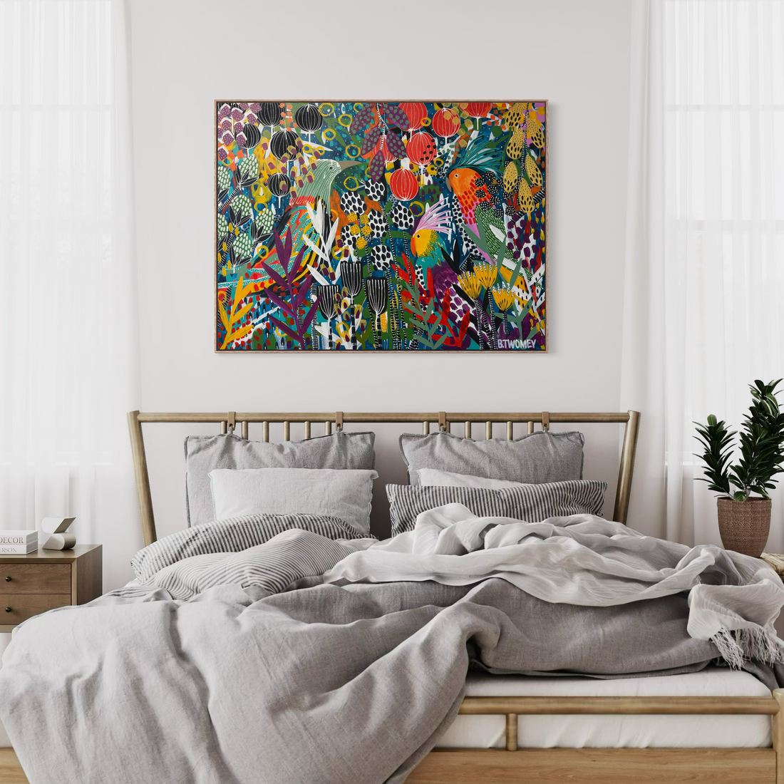 The Birds of Paradise (122x92)