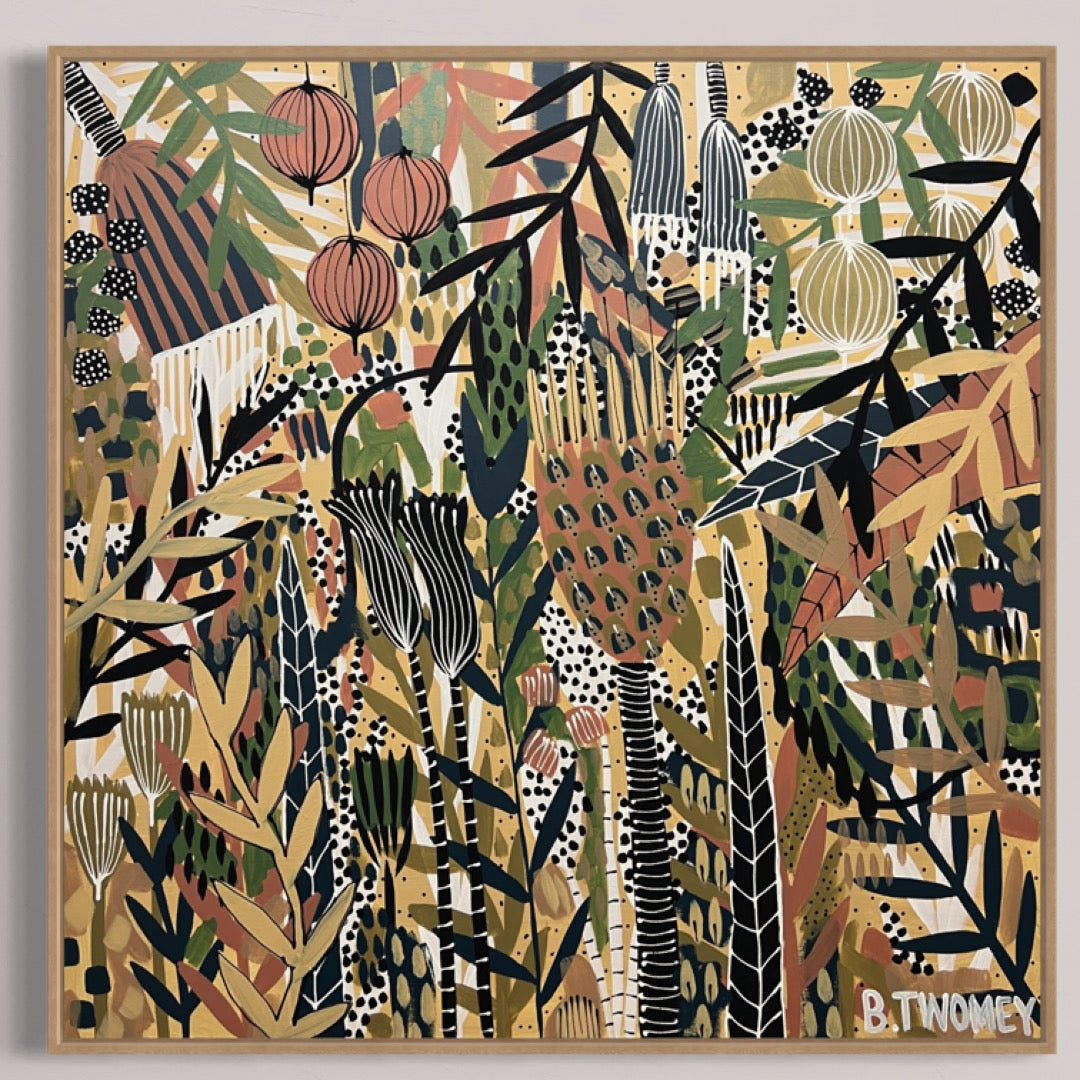 'Clayfield’ (101.6cm x 101.6cm) - Goldfinch, Kingston