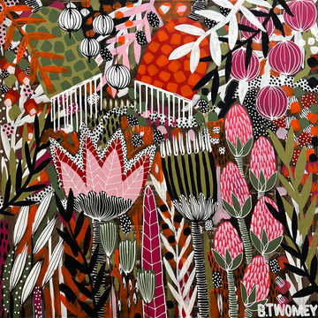 'Grassland’ (101cm x 101cm)