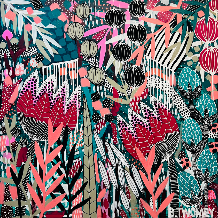 ‘Afternoon Garden’ (101cm x 101cm)