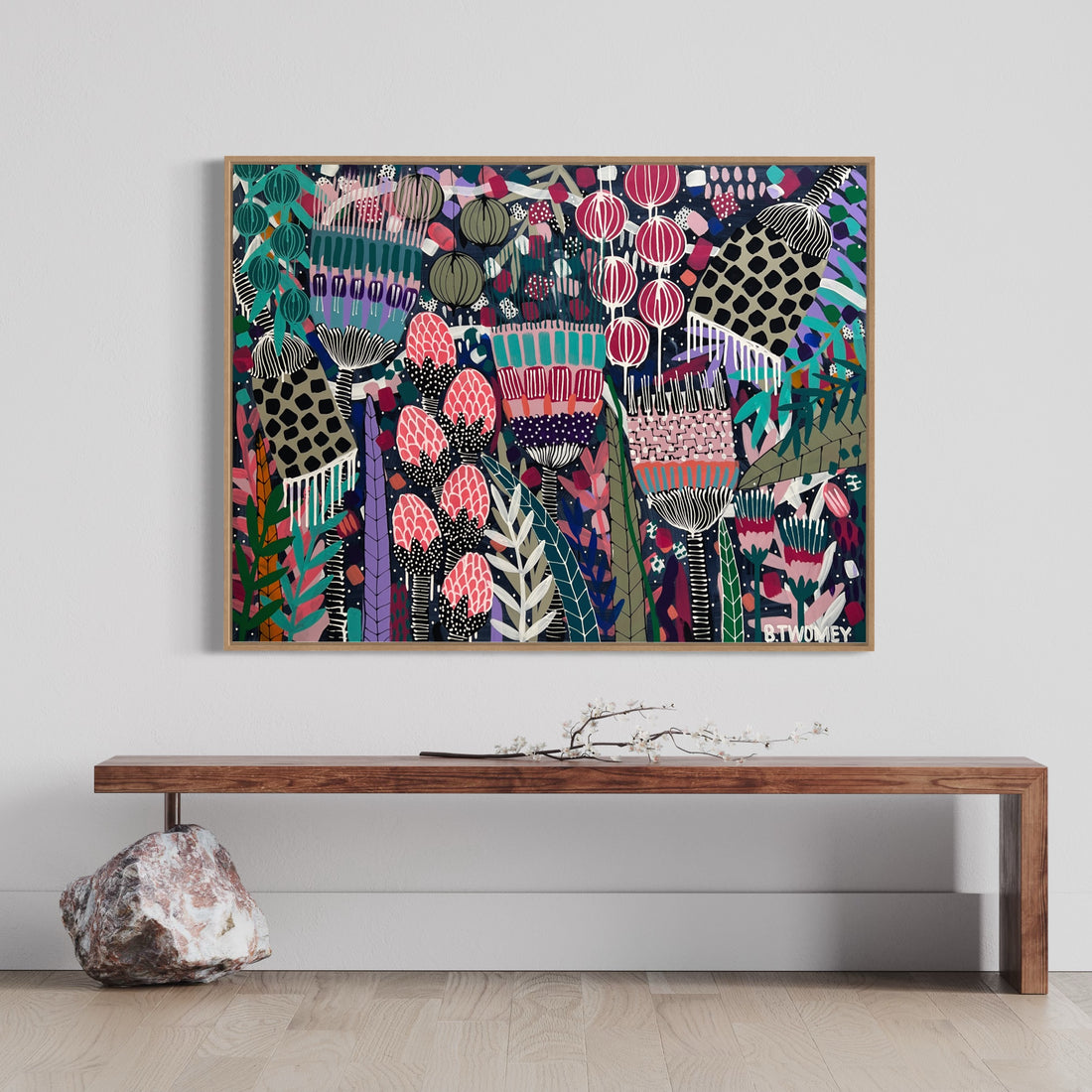 'Wild Blooms’ (122cm x 92cm) - SOLD