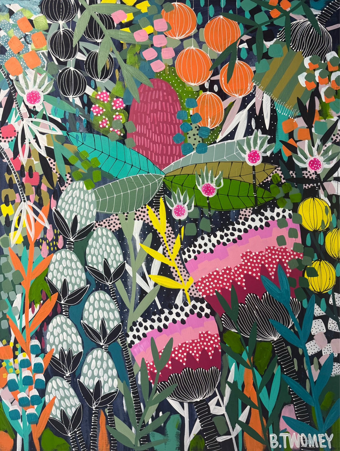 Everything Blooming At Once (122cm x 92cm)
