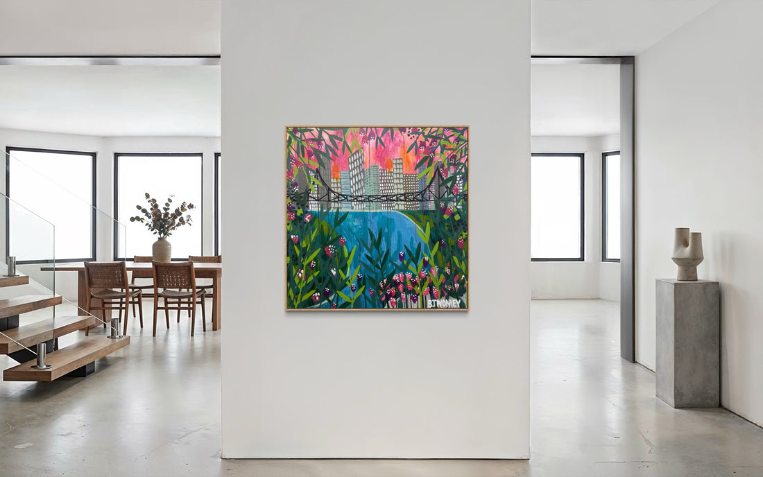 'Story Bridge IX' (101cm x 101cm)