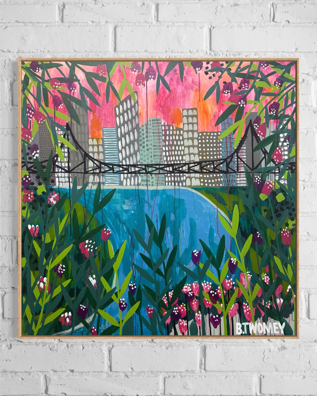 'Story Bridge IX' (101cm x 101cm)