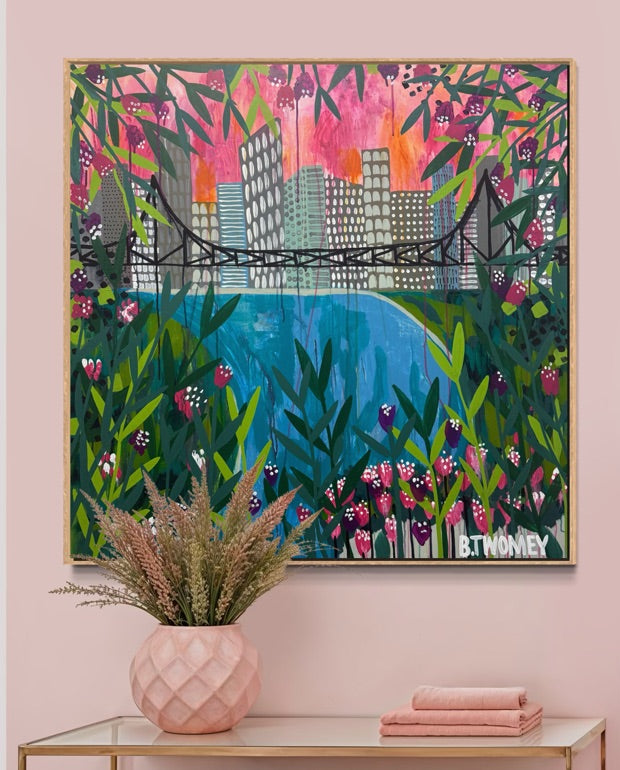 'Story Bridge IX' (101cm x 101cm)
