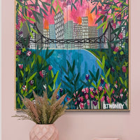 'Story Bridge IX' (101cm x 101cm)