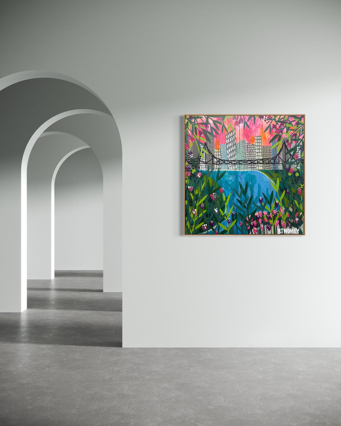 'Story Bridge IX' (101cm x 101cm)