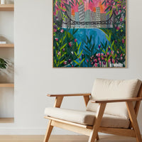 'Story Bridge IX' (101cm x 101cm)