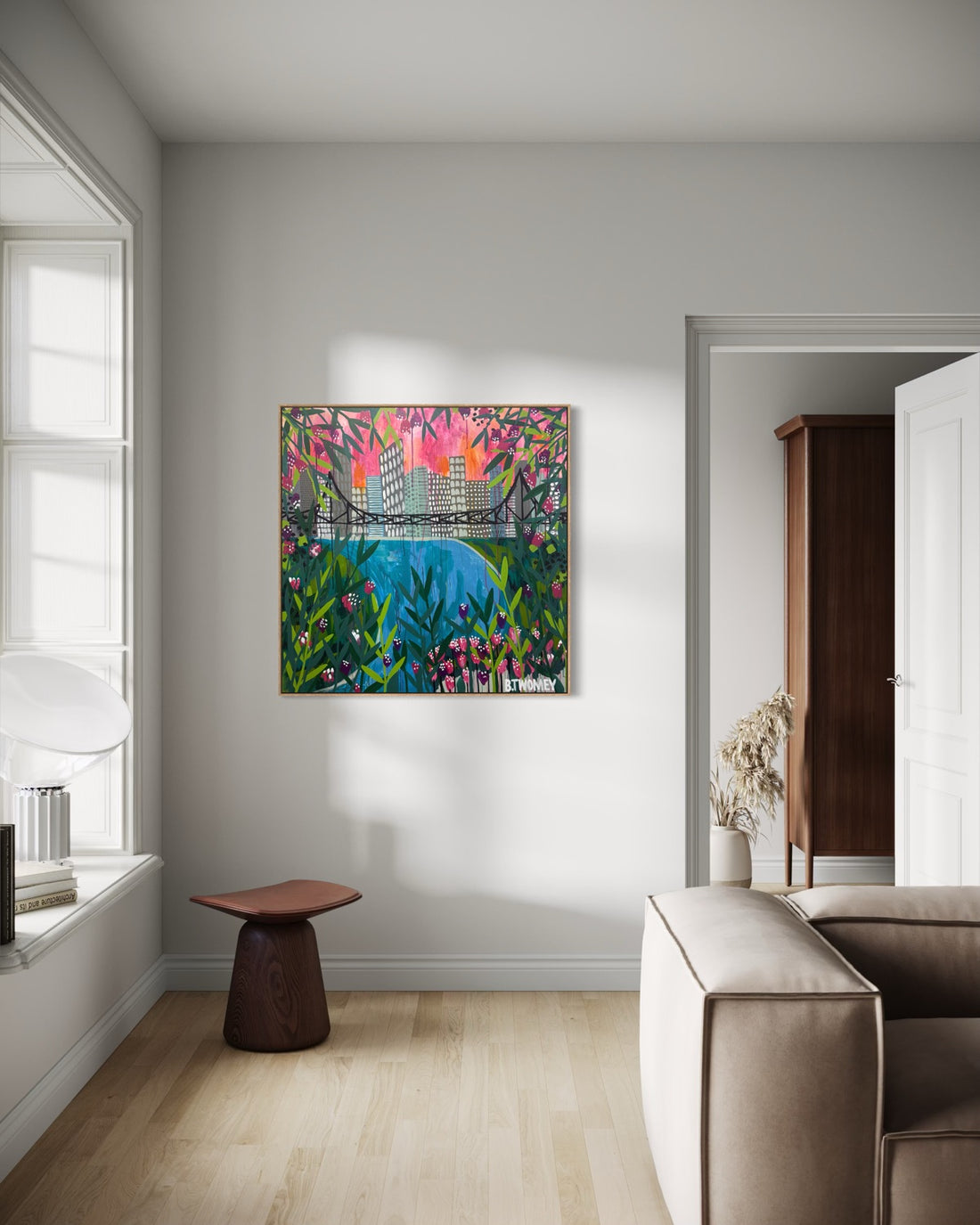 'Story Bridge IX' (101cm x 101cm)