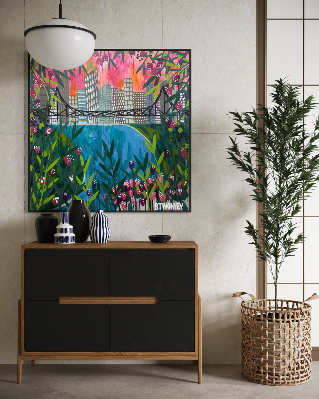 'Story Bridge IX' (101cm x 101cm)