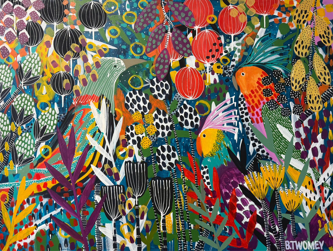 The Birds of Paradise (122x92)