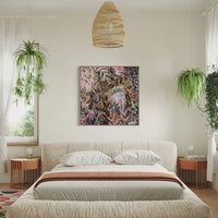 Pink Palms (101x101)