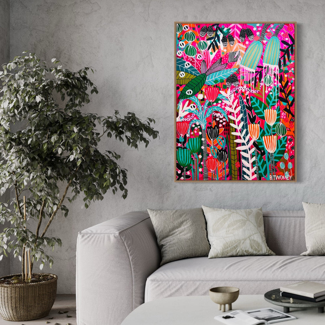 'Perfect Petals’ (92cm x 122cm) - SOLD