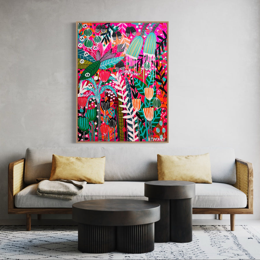 'Perfect Petals’ (92cm x 122cm) - SOLD