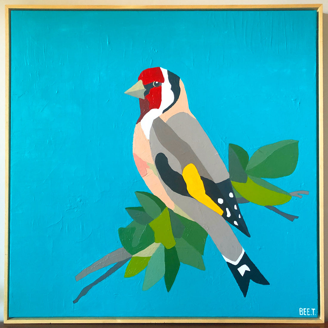 'Goldfinch' (76cm x 76cm) - SOLD