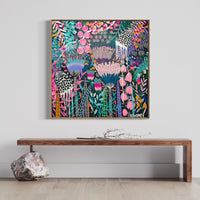 'Garden of Eden' (101.6cm x 101.6cm) SOLD