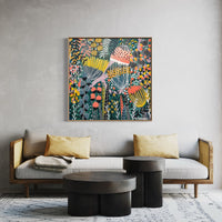 'Hothouse Flowers' (101.6cm x 101.6cm) - SOLD